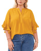 Aubrey Ruffle Sleeve Blouse - thumbnail