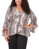 Vida Flutter Sleeve Blouse - thumbnail