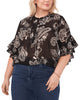 Zayla Flutter Sleeve Top - thumbnail
