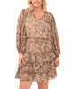 Avery Balloon Sleeve Dress - thumbnail