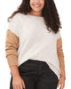 Layla Colorblock Sleeve Sweater - thumbnail