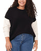 Layla Colorblock Sleeve Sweater - thumbnail