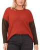Layla Colorblock Sleeve Sweater - thumbnail