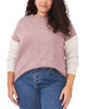 Layla Colorblock Sleeve Sweater - thumbnail
