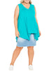 Harper V-Neck Swing Tank Top - thumbnail