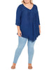 Ellie Pintuck Lace Top - thumbnail