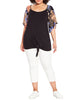 Gretta Tie Front Top - thumbnail