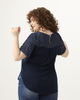 Leslie High-Low Hem Printed Top - thumbnail