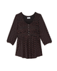 Sharon 3/4 Sleeve Smocked Empire Waist Tee - thumbnail
