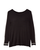 Cleo Long Sleeve Whipstitch Sweater - thumbnail