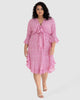 Arielle Tie Front Midi Dress - thumbnail