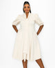 Casey Scuba Flare Dress - thumbnail