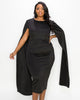 Naomi Cape Dress - thumbnail