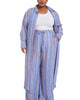 Grace Striped Button Front Tunic - thumbnail