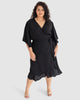 Gabrielle Short Sleeve Wrap Dress - thumbnail