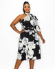Cavalli Floral Flare Dress - thumbnail