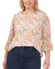 Mindy Ruffle Tie Neck Blouse - thumbnail