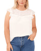 Lexi Clip Chiffon Knit Top - thumbnail