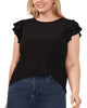Layla Ruffle Knit Top - thumbnail