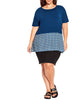 Selina Geo Print Top - thumbnail