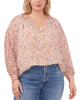 Charlotte Ruffle V-Neck Top - thumbnail
