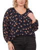 Charlotte Ruffle V-Neck Top - thumbnail