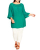 Amara Flutter Sleeve Top - thumbnail