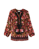 Viveca Split-Neck Blouse - thumbnail