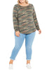 Reese Longsleeve Camo Top - thumbnail
