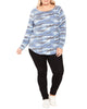 Reese Longsleeve Camo Top - thumbnail