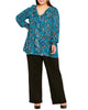 Evangalista Print Top - thumbnail