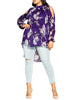 Olive Wild Floral Top - thumbnail