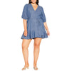 Journee Fun Wrap Dress - thumbnail