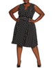 Morgan Vintage Spot Dress - thumbnail