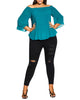 Zuri Pleated Off Shoulder Top - thumbnail
