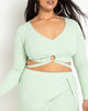 Chloe Cropped Top With Ring Detail - thumbnail