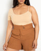 Nova Crop One Sleeve Top - thumbnail