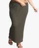 Willow Ribbed Maxi Pencil Skirt - thumbnail