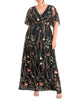 Embroidered Elegance Evening Gown - thumbnail