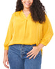 Everley V-Neck Blouse - thumbnail