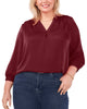 Everley V-Neck Blouse - thumbnail