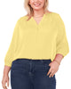 Everley V-Neck Blouse - thumbnail