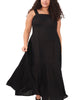 Panneled Challis Tank Dress - thumbnail
