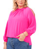 Abigail Open Shoulder Blouse - thumbnail