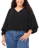 Harlow Clip Dot Blouse - thumbnail