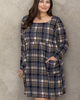 Theodora Plaid Dress - thumbnail