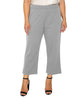 Ellie High Waist Crepe Crop Pants - thumbnail