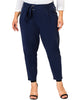 Isla Paper Bag Waist Suit Pants - thumbnail