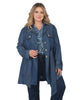 Odette Tencel Denim Trench Coat - thumbnail