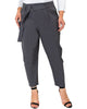 Isla Paper Bag Waist Suit Pants - thumbnail